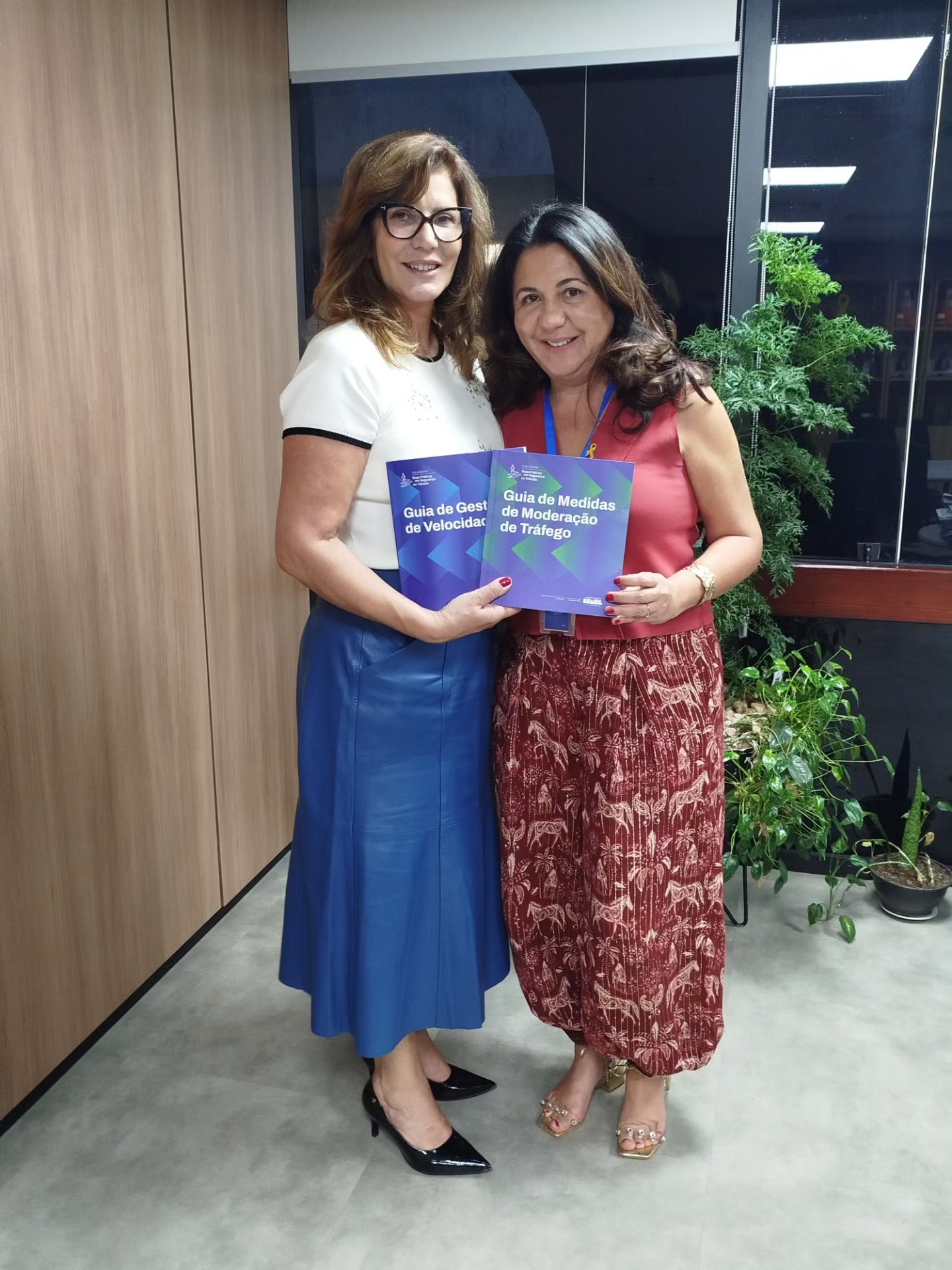 Andréa com Guia de Medidas de Moderação de Tráfego