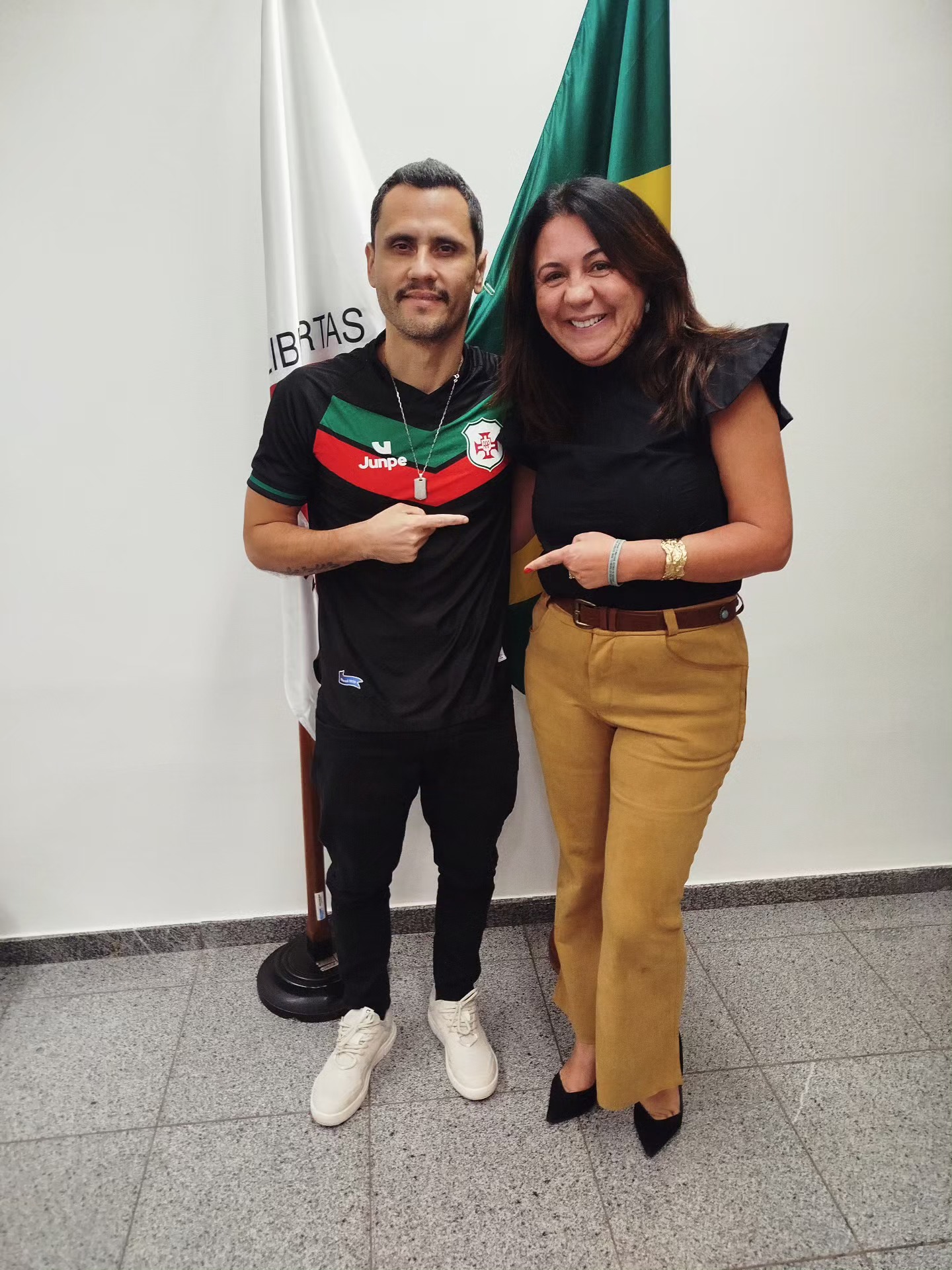 Andréa com lideranças esportivas